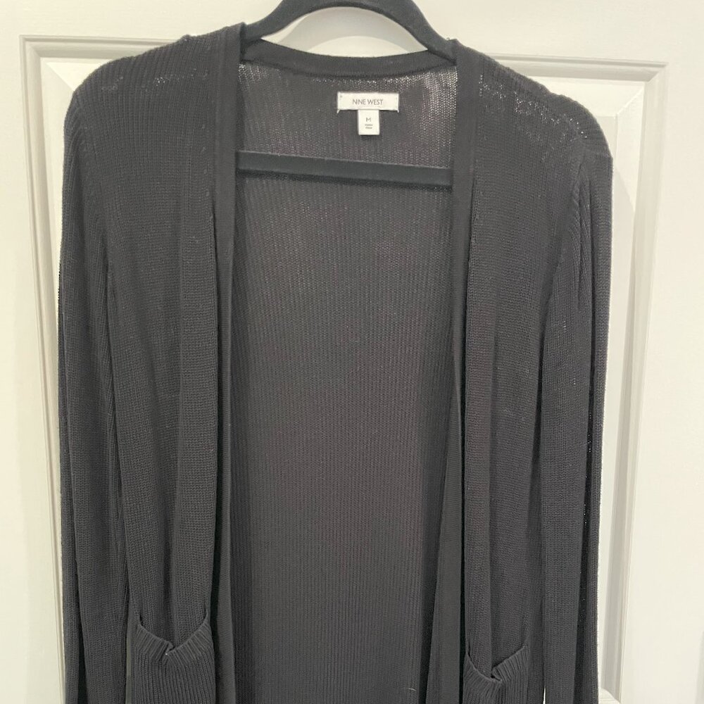 Nine West Black Cardigan Size M